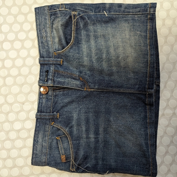 Armani Exchange size 2 mini Jean skirt - Picture 3 of 3